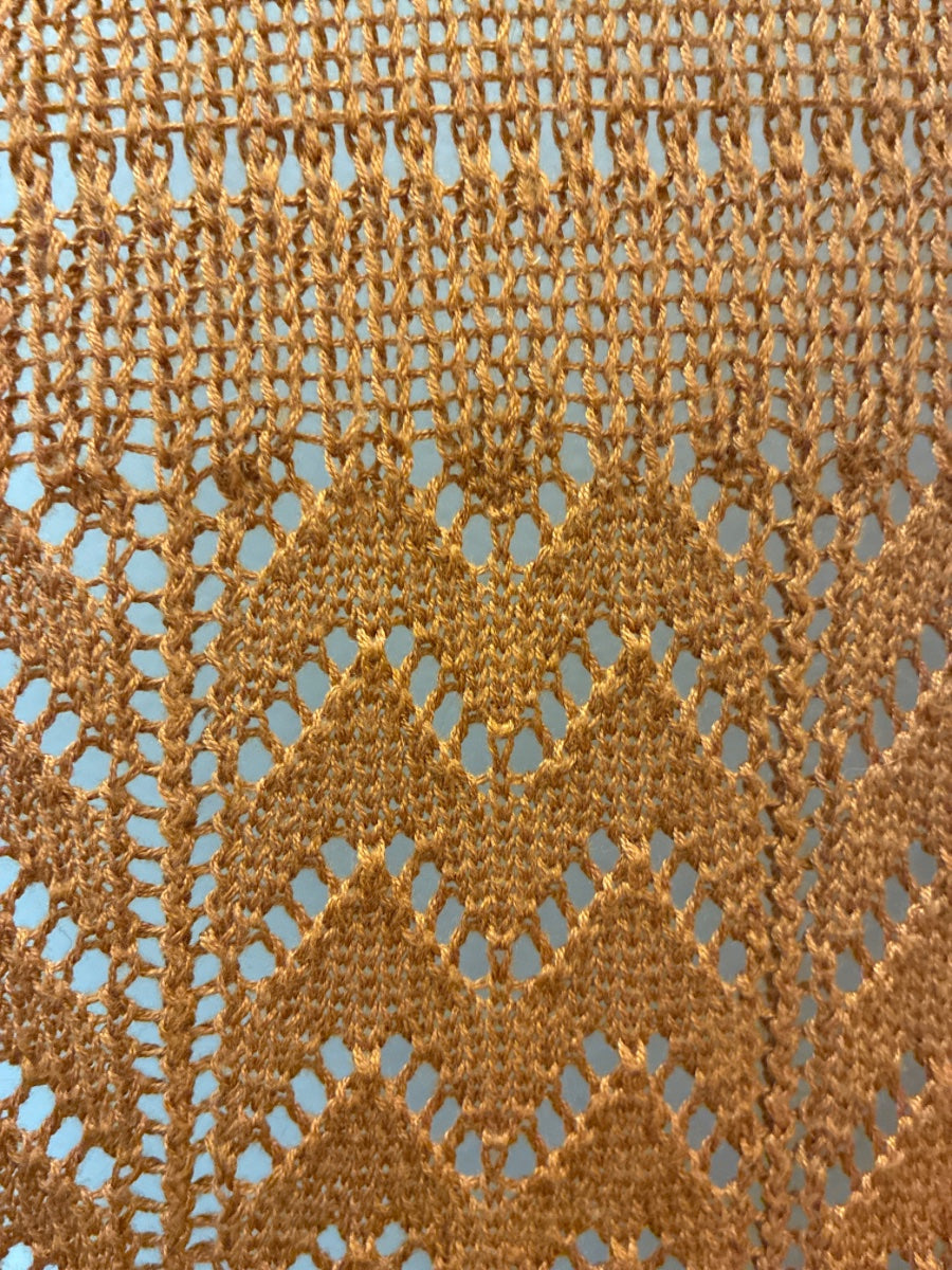 Chelsea & Theodore · Open Drape Cardigan · Medium · Pumpkin