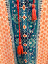 Aqua et Sol · Hooded Swim Cover with Pockets! · Medium · Coral and Teal