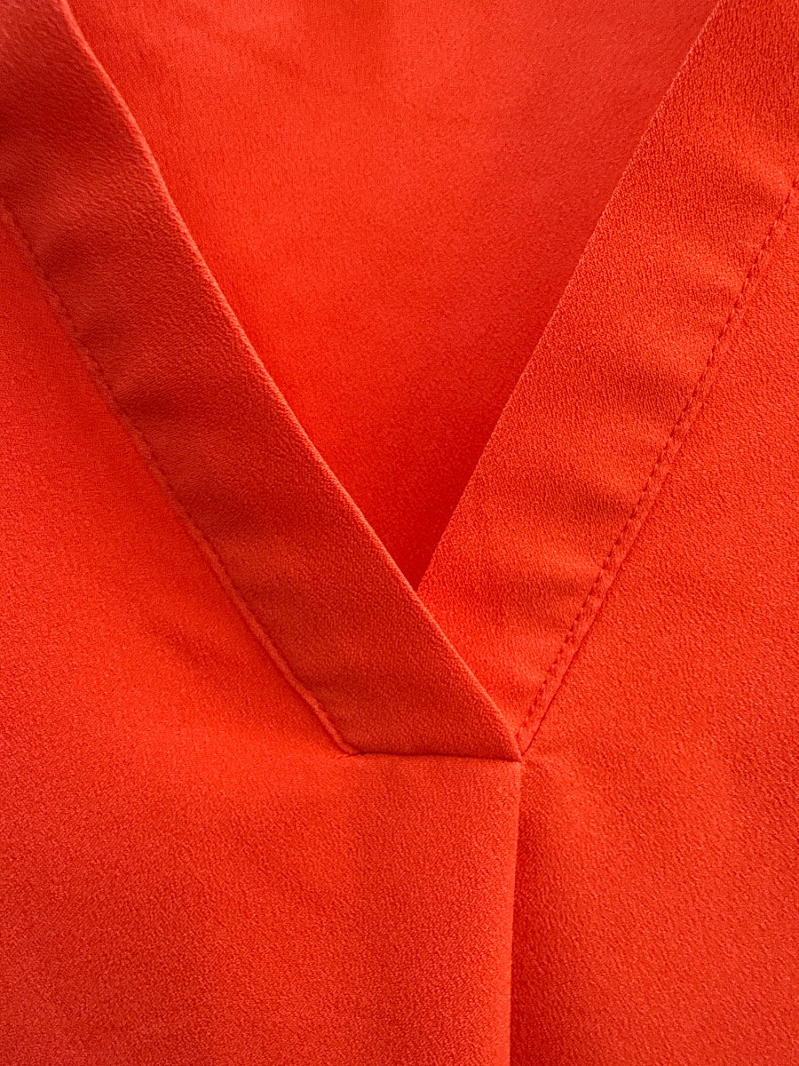Banana Republic · Cap Sleeve Top · Small · Coral