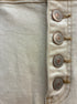 Tribal · Straight Leg Button Fly Jeans · 12 · Cream