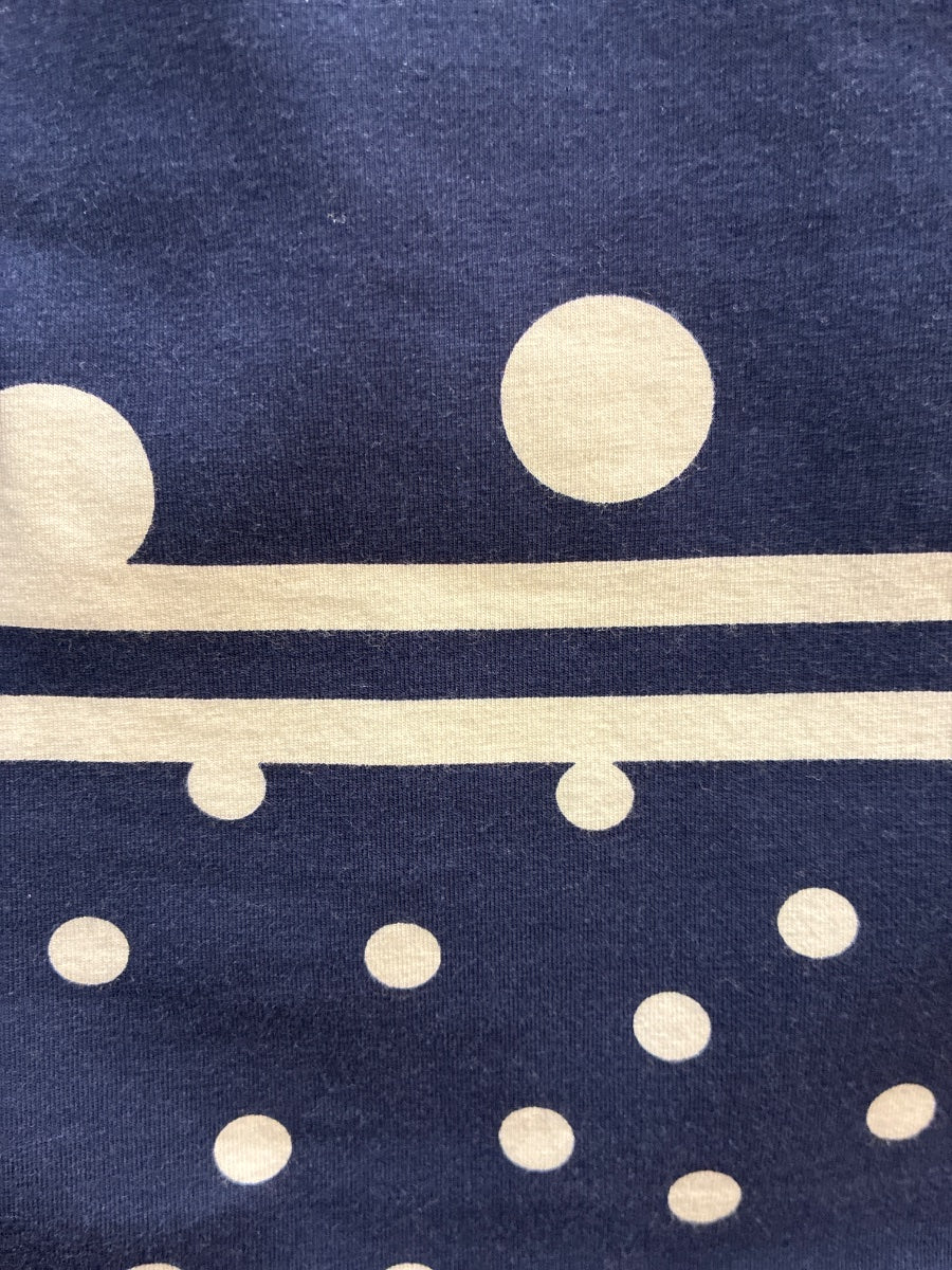 Talbots · Polka-Dots and Stripes · Small · NavyWhite