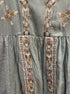 KnoxRose · Boho Embroidered Top · Medium · Ocean Multi
