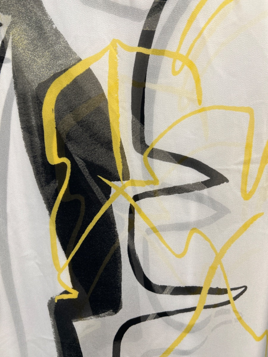 Alfrani · SL Tunic Top · Small · White, Black, Yellow