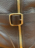 Jimmy Choo · Durum Leather Biker Boots · 9 · BrownGold