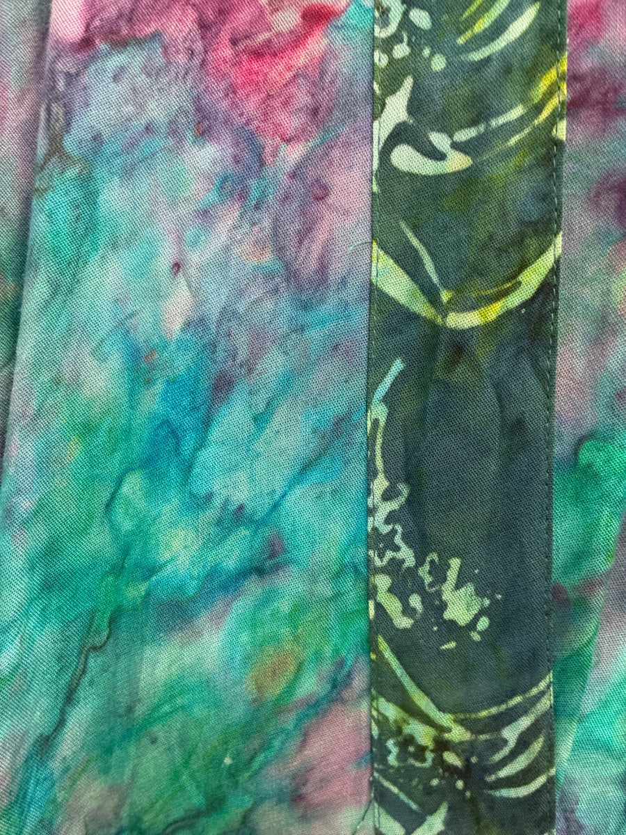 SoftSurrounding · Open Drape Cardigan · S/M · Turquoise Purple
