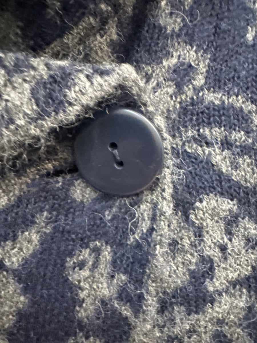 Ellen Tracy · CowlDrape · 1X · Navy Gray
