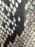 Oofos · Oocloog Recovery Mule · 11 · Black/White Reptile Print