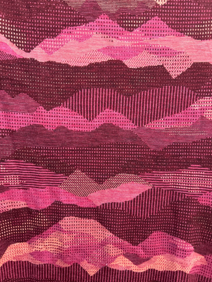 Smartwool · Abstract Mountain Print · Large · BerryPink