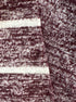 Market&Spruce · Dolman Sleeve Top · Medium · Burgundy/White Striped