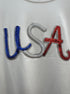 TCR · NEW Sequin USA Tee · 1X/2X · White
