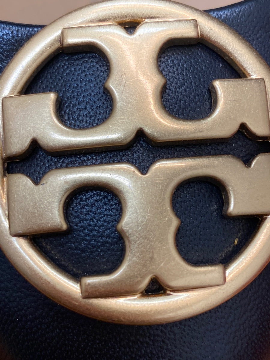 Tory Burch · Chelsea Wedge Pumps · 9.5 · BlackGold
