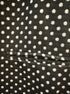 GNW · Polka-dot w/ ruched sleeves · Large · BlkWhite