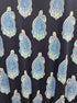 Crown & Ivy · Balloon Sleeve · 2X · BlueNavy Paisley
