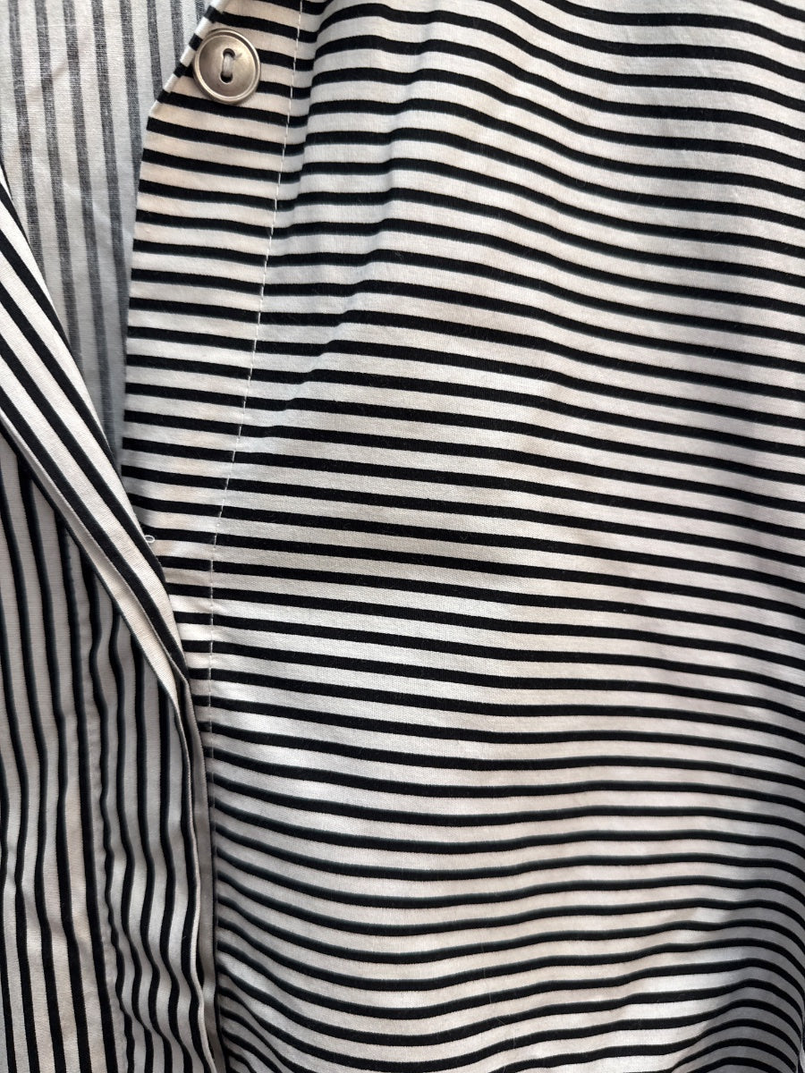 Planet by Lauren G · Striped w/ pockets · Medium · Black and White