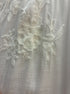 Parallel Skies · White Embroidered Smocked Top · Large · White