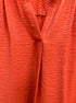 Liz Claiborne · Spice Split Neck Style · Large · Rust