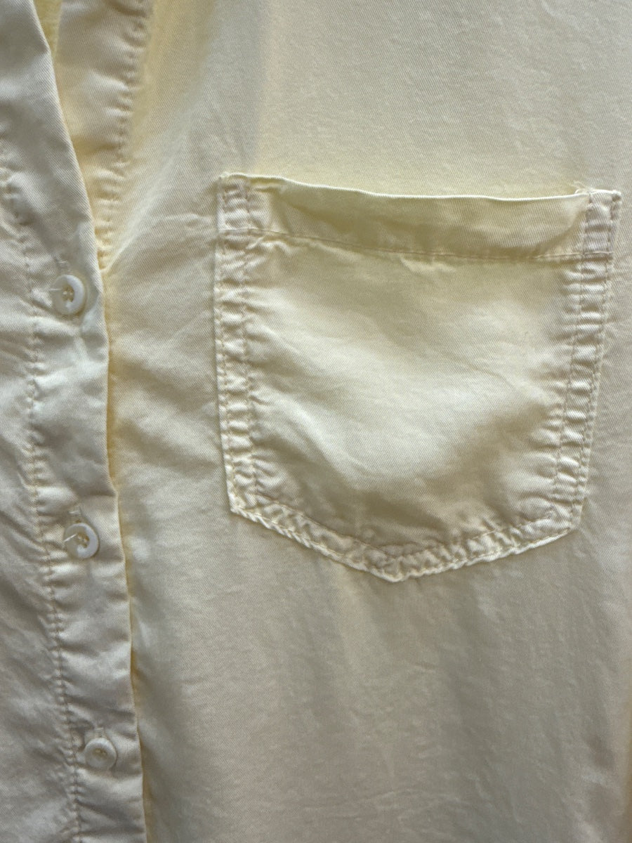 Velvet Heart · Roll Tab Shirt · Small · Butter