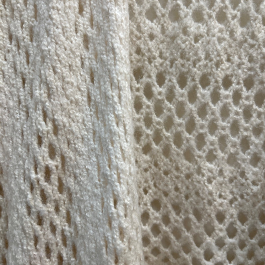 Sundance · Open Drape Cardigan · Medium · Cream