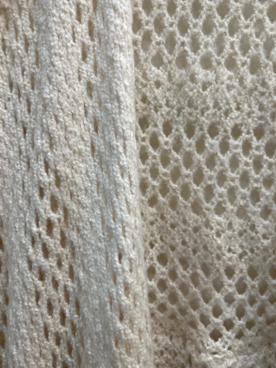 Sundance · Open Drape Cardigan · Medium · Cream