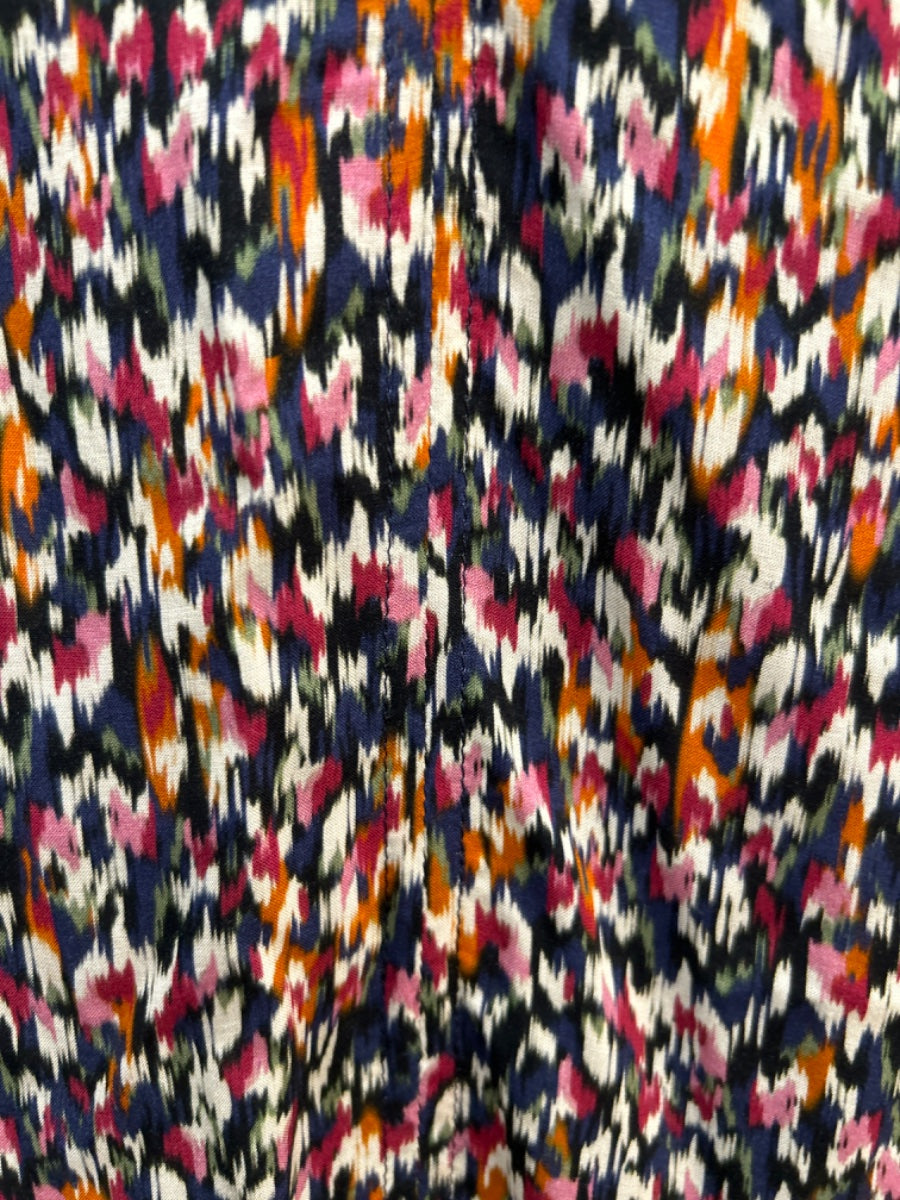 Velvet · 100% Viscose Dress w/ Smocked Detail · Medium · Multi