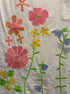 Anthropologie · Peony Embroidered Floral T-Shirt · Large · WhitePink