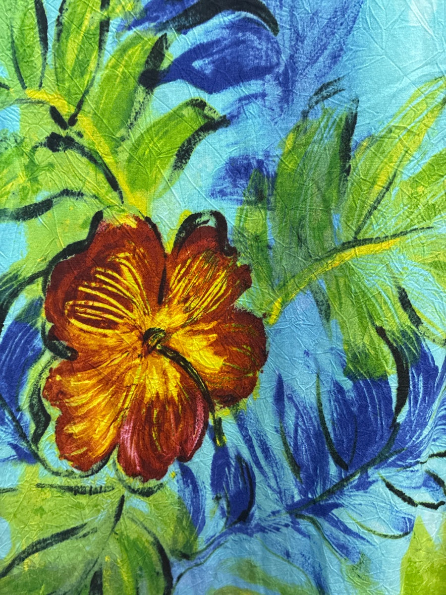 JamsWorld · Retro Biscus · Small · Aqua Floral
