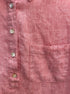 Jones&Co · Linen Long Sleeve Tunic Shirt · Medium · Rose