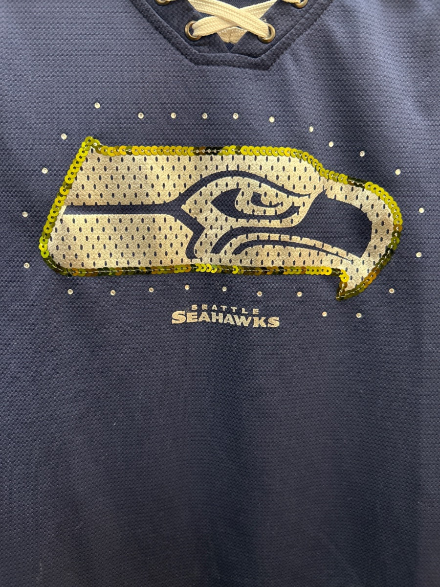 Majestic · Sequins & Sparkle · L/XL · NavyWhite