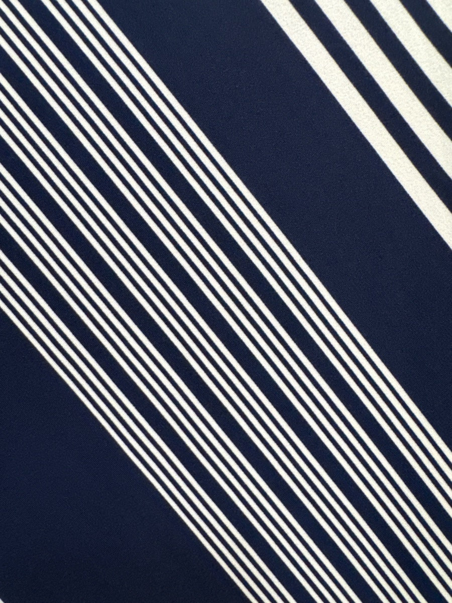 Susan Graver · Maxi · XLarge · Navy/White Striped