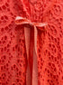 Sundance · Eyelet Lace Overlay · Small · Coral