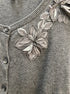 Caslon · Button Up Cardigan · Medium · Gray