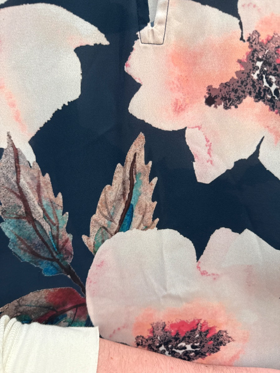 Blouse Creation · Tops · 12 · NavyPink Floral