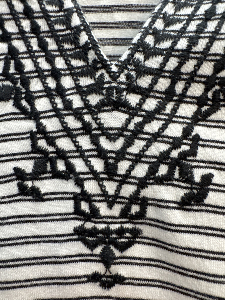 Chris&Banks · Tank Top · Medium · White/Black