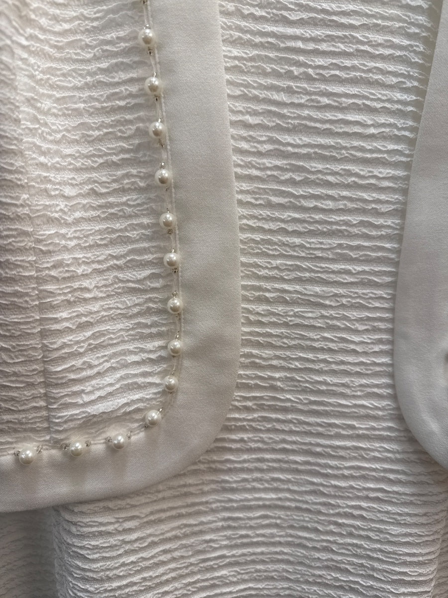 Maya Brooke · Jacket and dress set · 18 · White
