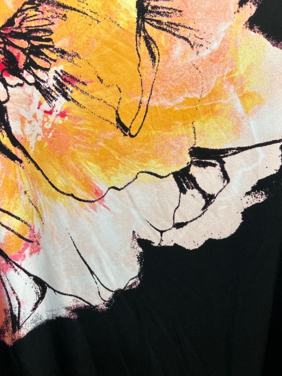Alfani · Blouse · 2X · BlackPink Floral