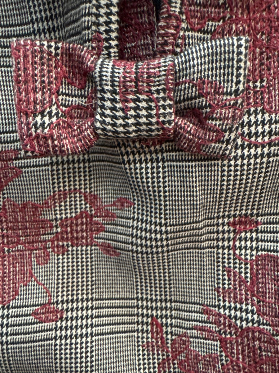 Explosiva · ShortSleeve Bow Detail Dress · Small · BlackRed