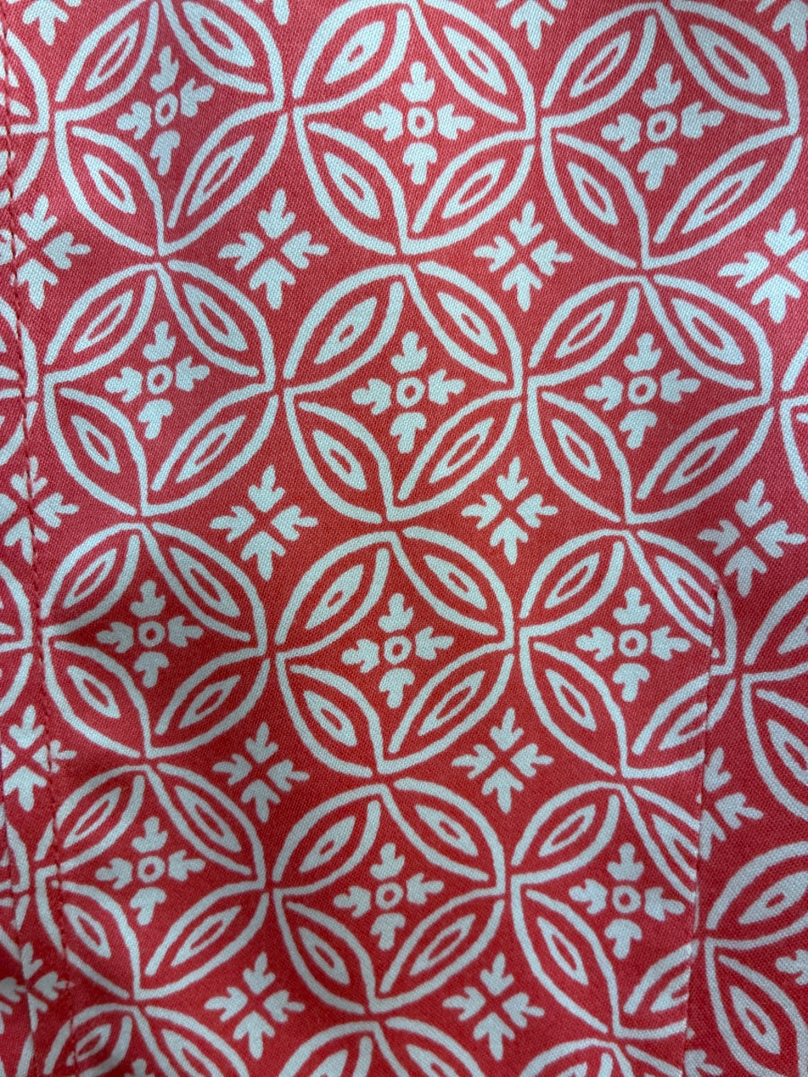 Talbots · Tile Print · MediumPetite · CoralCream