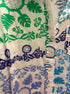 SigridOlsen · Shirt · Large · White, Blue, Green Floral