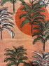 Nicole Miller · Long Sleeve Palm Tree Print Shirt · Medium · ApricotMulti