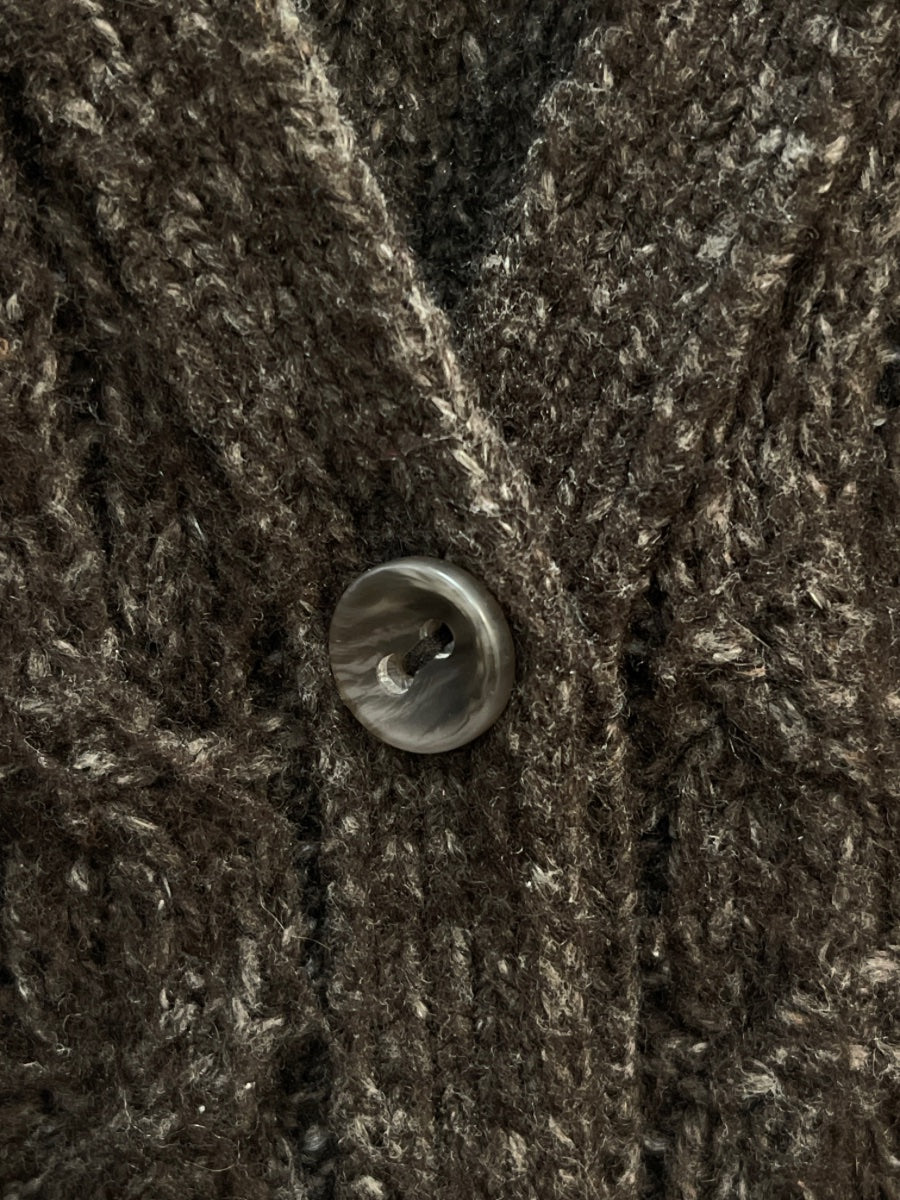 J. Jill · Cableknit vest · XLarge · Moss
