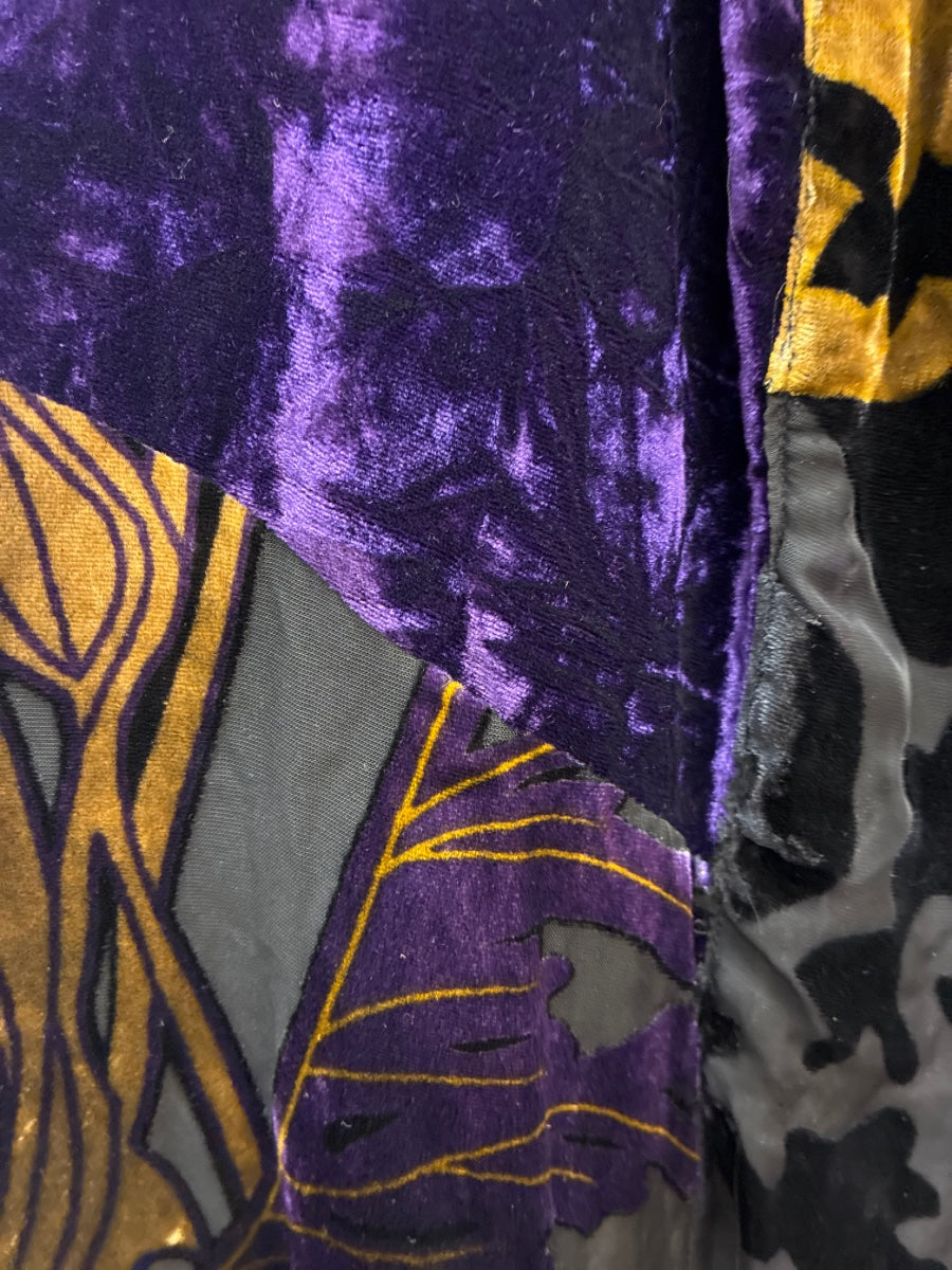 Chico's · Open Drape Cardigan · Medium · PurpBlack