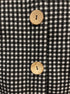 Anthropologie · Blue Tassel · Large · Black/White Gingham