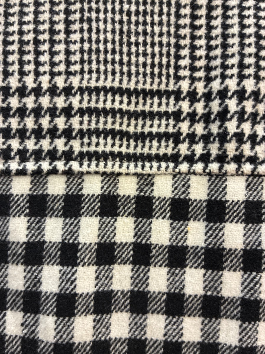 Miou Muse · Fashion Jacket · Small · White/Black Plaid