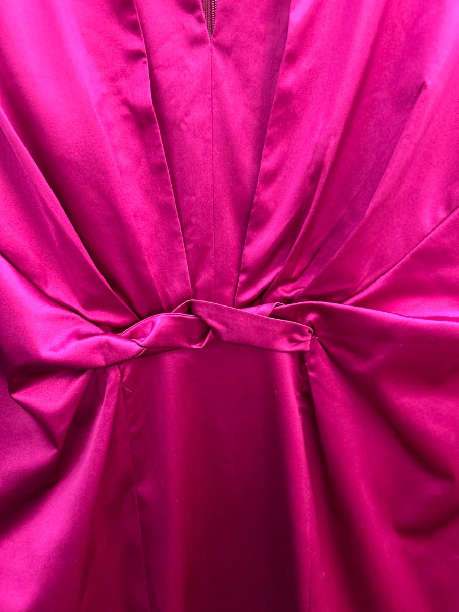 Elie Tahari · Sleeveless Dress · 18 · Fuchsia