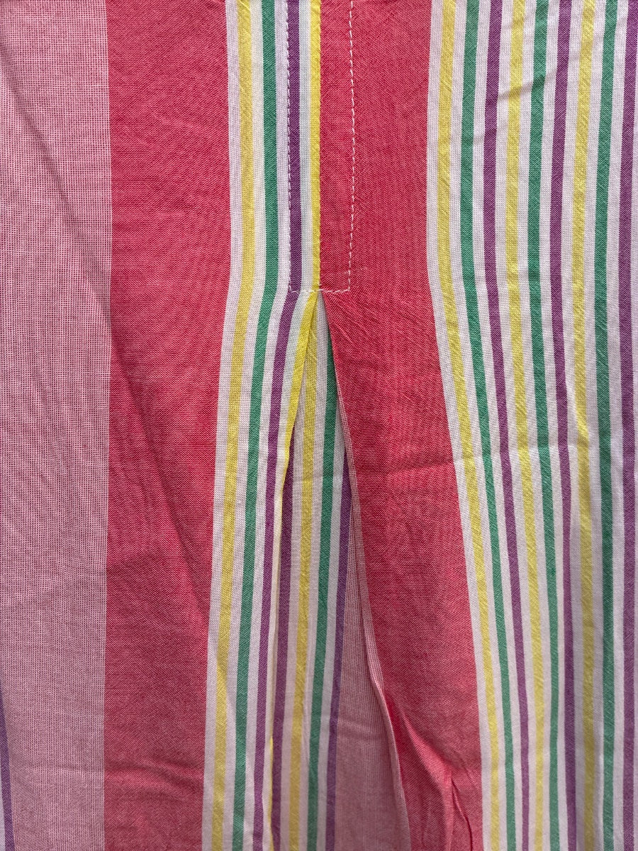 Velvet Heart · Roll Tab Shirt · M · RoseMulti