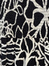 Calvin Klein · Sleeveless Smocked Floral Print Jumpsuit · 8 · BlackWhite