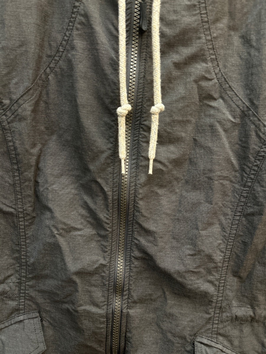 EddieBauer · Utility Hooded Water Resistant Jacket · 2X · Gray