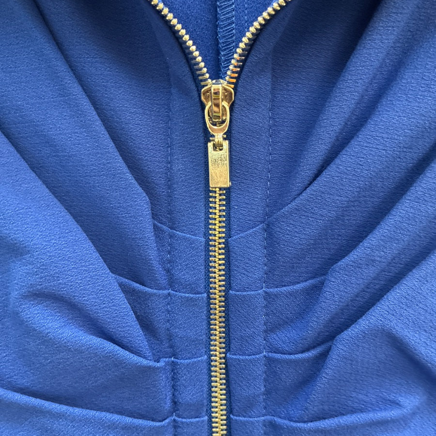 Joseph Ribkoff · BodyCon Ruched Detail · 10 · Blue