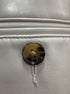Banana Republic · Tapered Leg Vegan Leather · Large · Bone
