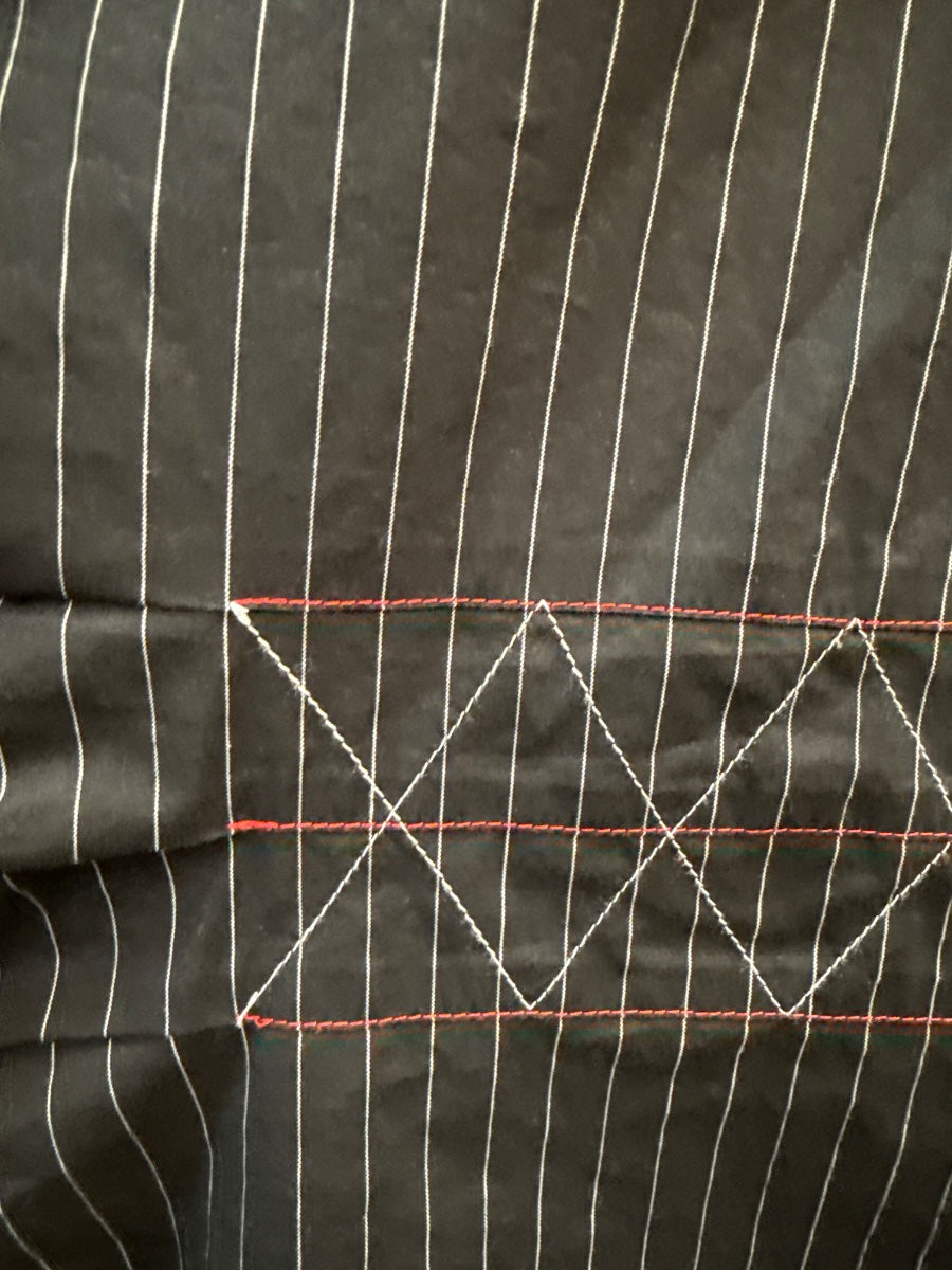 Anthropologie · Neesh by D.A.R BlackCream Embroide... · Medium · Black with Cream Stripes